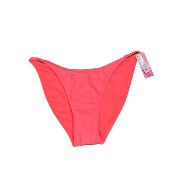 Xhilaration Coral High Leg Scoop Waist Bikini Bottoms, Size XL, NWT - Picture 3 of 11
